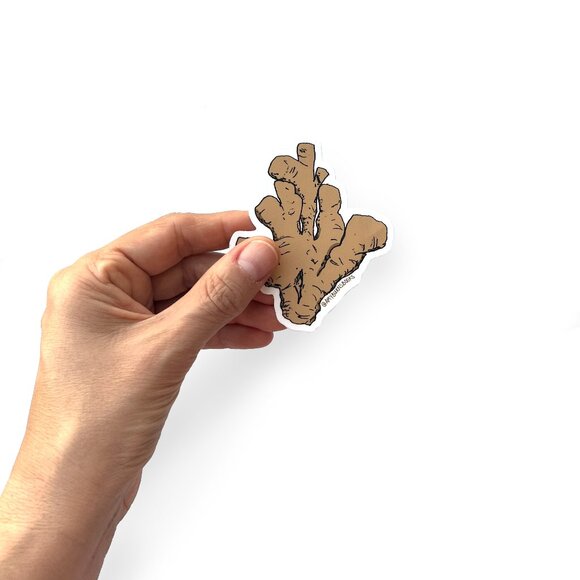 Ginger diecut vinyl sticker - Picture 3 of 3